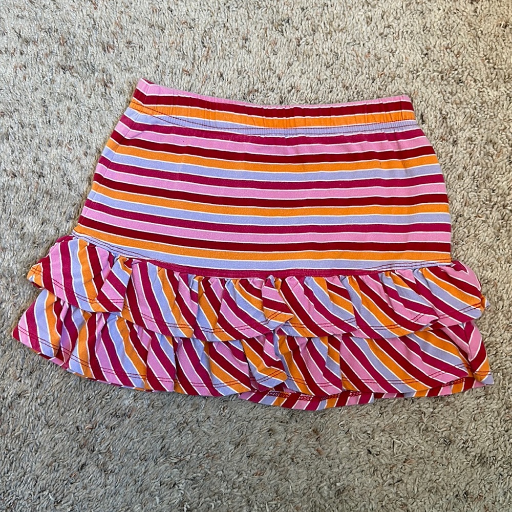GIRLS girl connection striped skirt size 6/6X